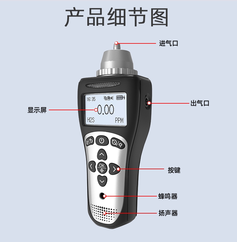 MS104K-L便携式气体检测仪产品细节图