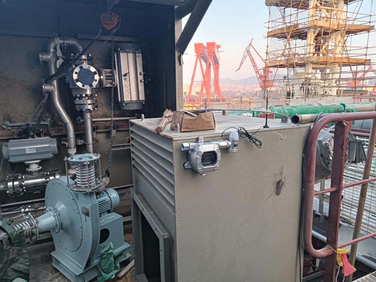 Deployment of ammonia safety monitoring system