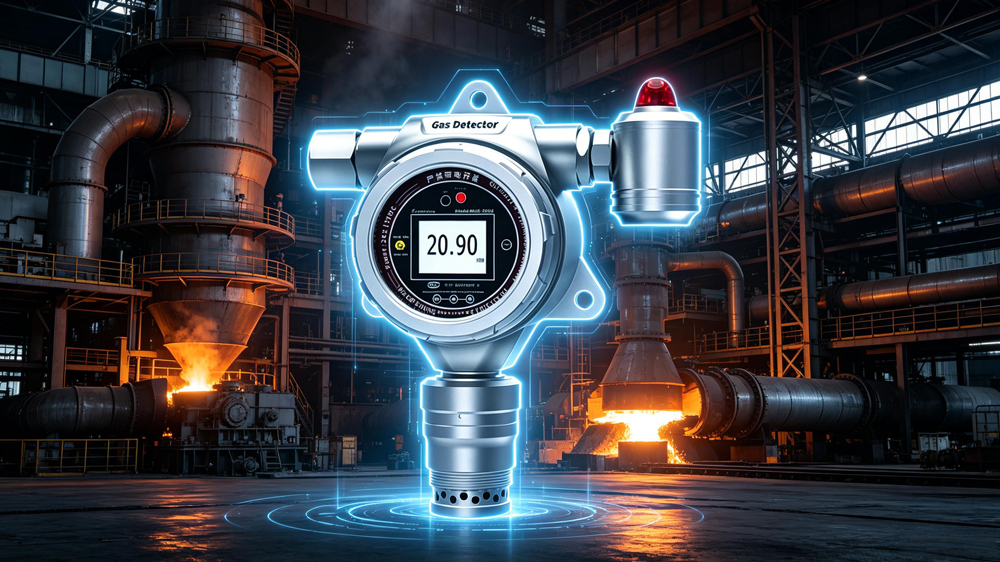 How do you replace the sensor in a combustible gas detectors?