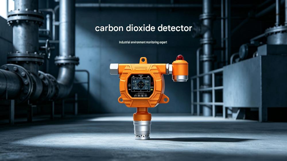 Which industries are suitable for carbon dioxide detectors?
